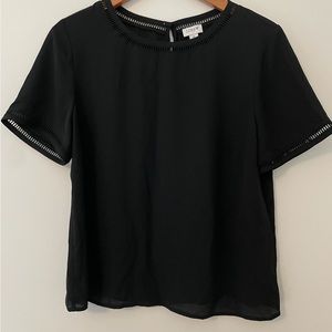 J. Crew Top, Black, Size M